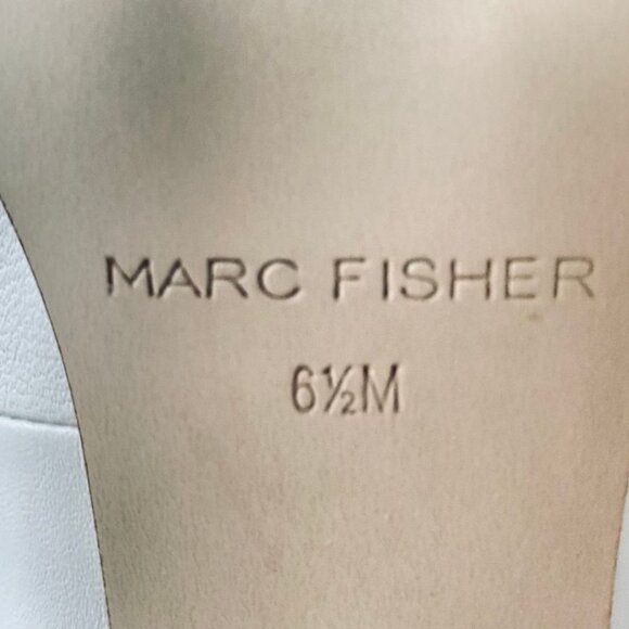 MARC FISHER ZALA BLOCK HEEL POINTY TOE PUMP 6.5 - Picture 7 of 7